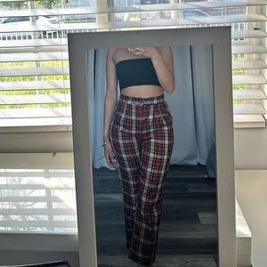 Plaid trousers